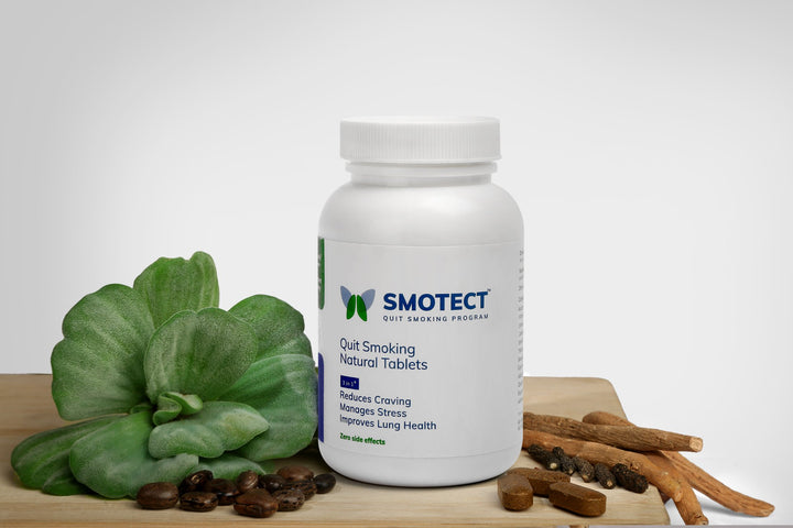 Restore your lung health with Smotect Quit Smoking Natural Tablets