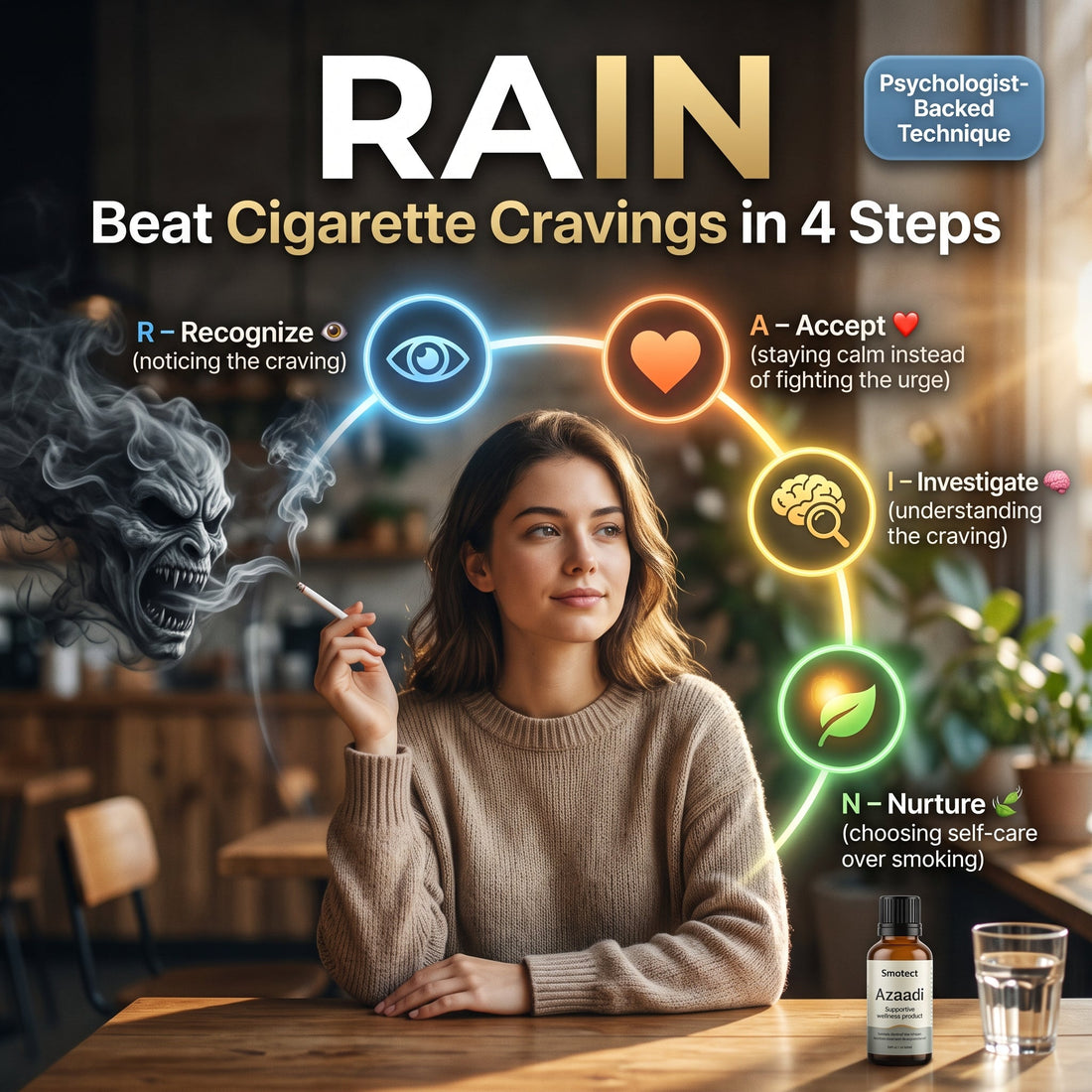 RAIN: A 4-Step Exercise to Beat Cigarette Cravings