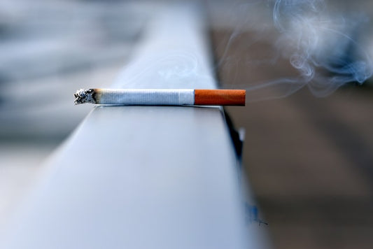 Lit Up Cigarette