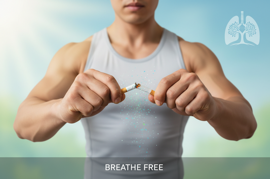 Person resisting cigarette craving using mindfulness technique — quit smoking tips India