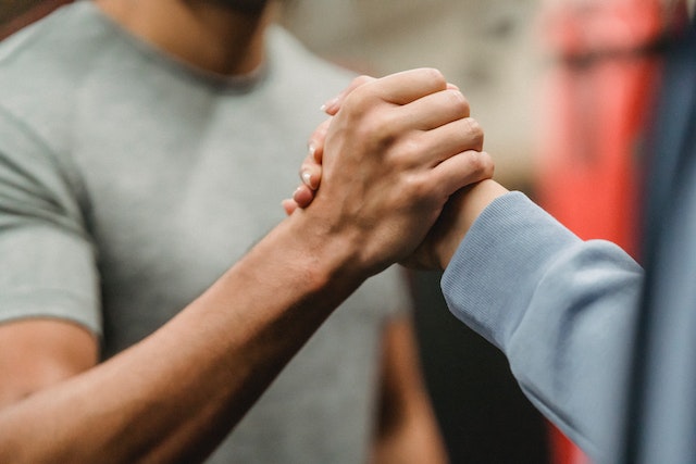 Two Man Shaking Hands