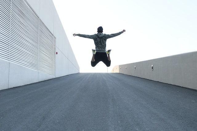 A man jumping - Happy Imagery 