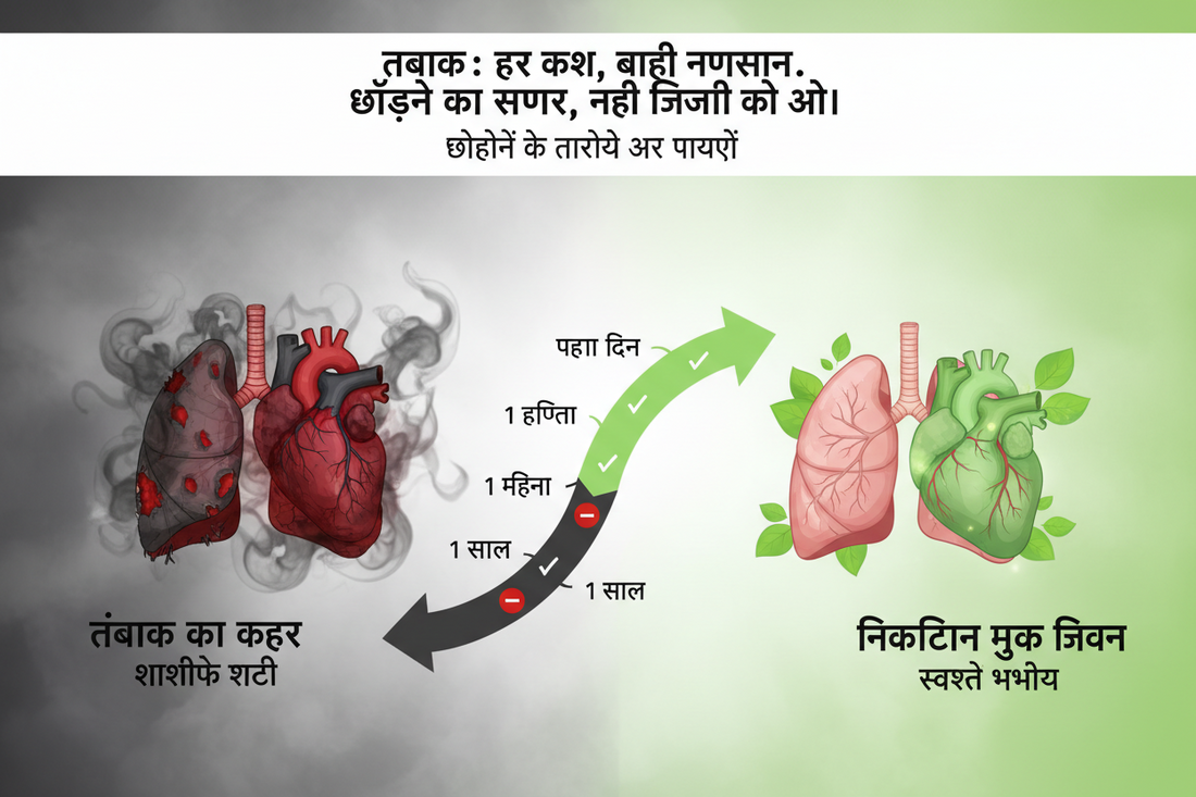 तंबाकू के नुकसान: शरीर पर असर, छोड़ने की Timeline और सफल होने का तरीका