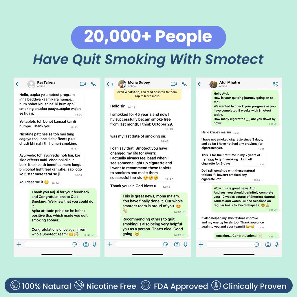 Smotect Quit Smoking Natural Tablets